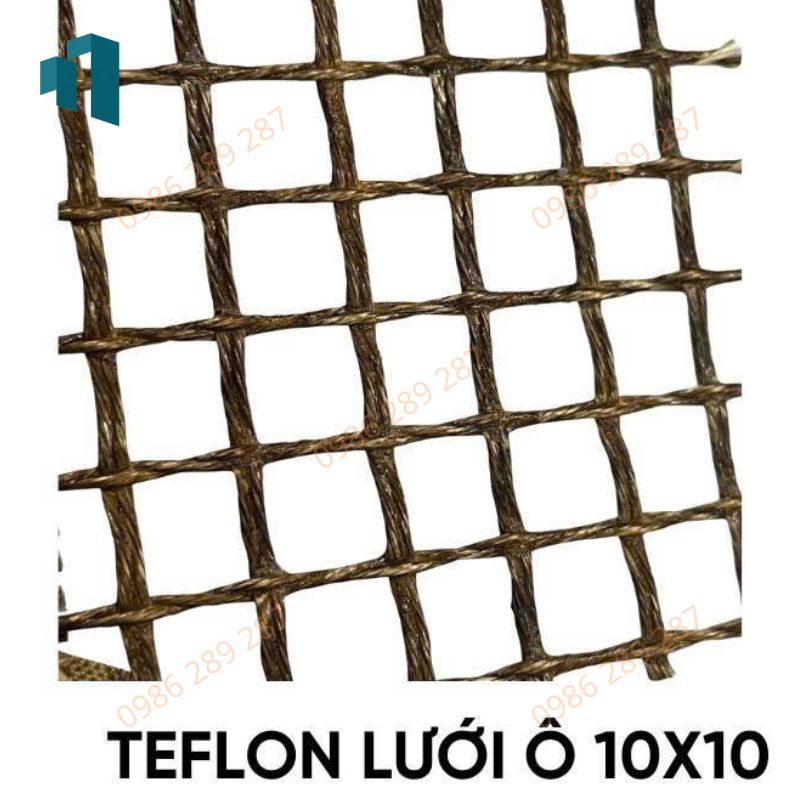 Băng Tải Lưới Teflon Ô 10x10mm